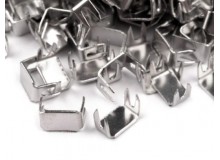20 St. Reißverschluss Endstücke 3mm
