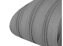 Endlos Reißverschluss 3mm dunkelgrau mit 2 Schiebern