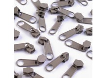 Schieber endlos Reißverschluss 3mm stahlgrau