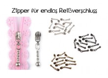 Reißverschluss Schieber 3mm