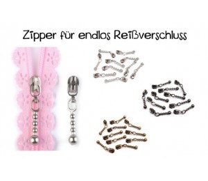Reißverschluss Schieber 3mm