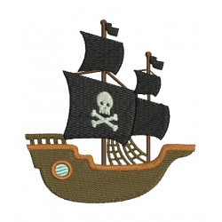 Stickdatei - Piratenschiff