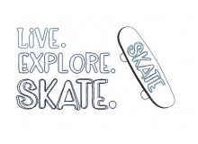 Stickdatei - Skater