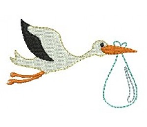 Stickdatei - Storch