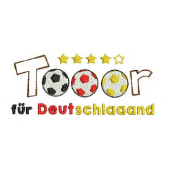 Stickserie - Tooor für Deutschland