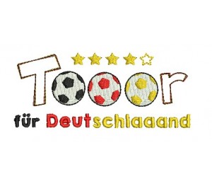 Stickserie - Tooor für Deutschland