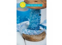 Webband Sow the sea love Pusteblumen von Farbenmix