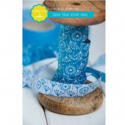 Webband Sow the sea love Pusteblumen von Farbenmix