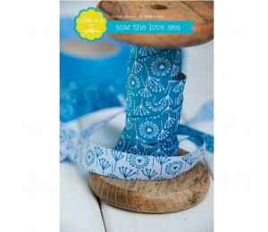 Webband Sow the sea love Pusteblumen von Farbenmix