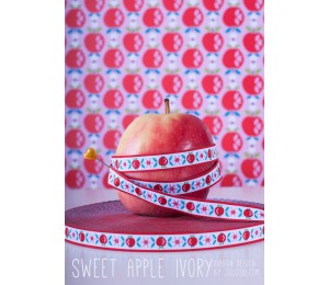 Webband Sweet Apple Ivory Jolijou von Farbenmix
