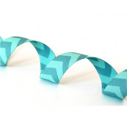 Webband Chevron smaragd