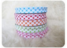 Schrägband Punkte big dots