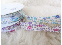 Schrägband vintage Blumen