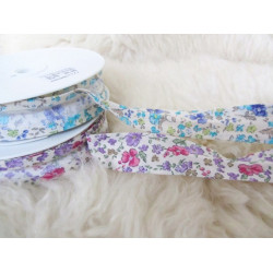 Schrägband vintage Blumen