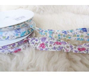 Schrägband vintage Blumen