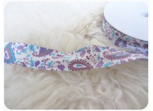 Schrägband mit Paisley Muster