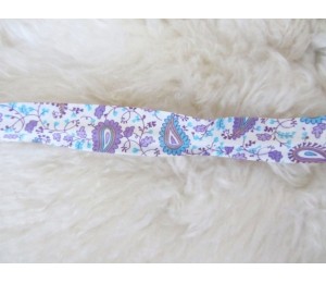 Schrägband mit Paisley Muster