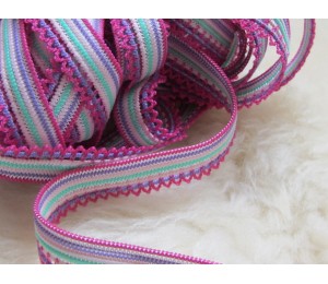 Gummiband Regenbogen pastell