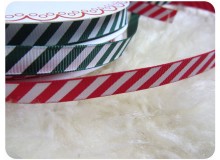 Gestreiftes Band Weihnachten