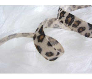 Samtband Zebra oder Leopard