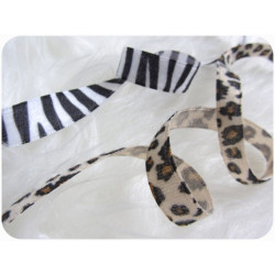 Samtband Zebra oder Leopard