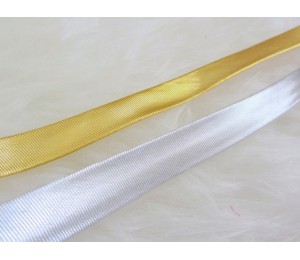 Schrägband silber oder gold