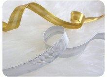 Schrägband silber oder gold