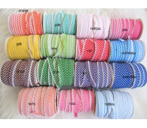 Schrägband mit Häkelborte