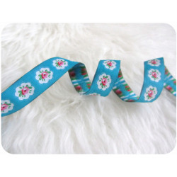 Webband Shabby Chic Rose türkis