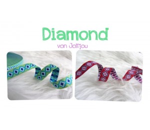 Green Diamond Webband Farbenmix