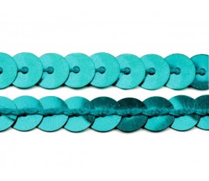 Paillettenborte 6mm türkis