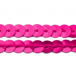 Paillettenborte 6mm pink