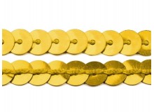Paillettenborte 6mm gold