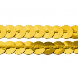 Paillettenborte 6mm gold