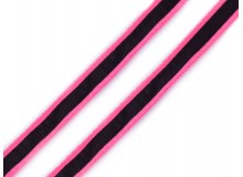 Kordel 8 mm pink reflektierend