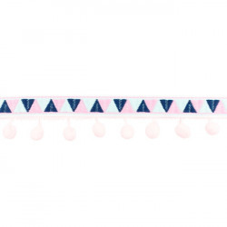 PomPom Bommelborte Inka rosa