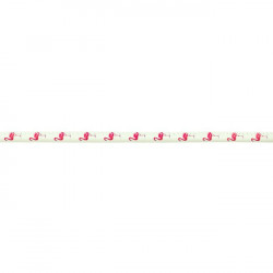 Lederimitat Kordel 6mm Flamingo