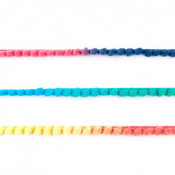 Bommeborte mit Farbverlauf bunt