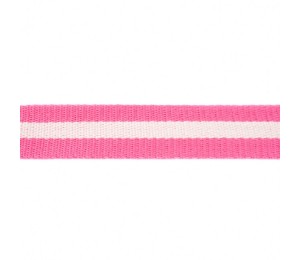 Gurtband Streifen 40mm aqua pink gestreift