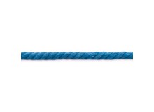Gedrehtes Kordel 12 mm Uni jeansblau