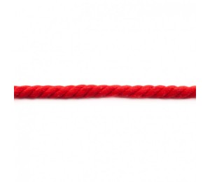 Gedrehtes Kordel 12mm Uni rot