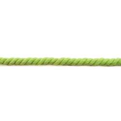 Gedrehtes Kordel 12mm Uni lime