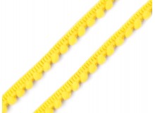 Bommelborte 11mm gelb