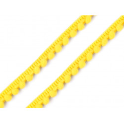 Bommelborte 11mm gelb