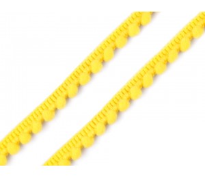 Bommelborte 11mm gelb