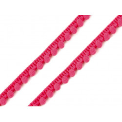 Bommelborte 11mm koralle