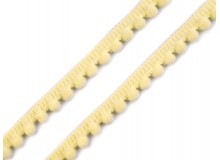 Bommelborte 11mm hellgelb