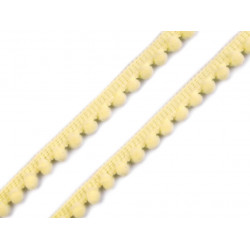 Bommelborte 11mm hellgelb