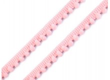 Bommelborte 11mm hellrosa