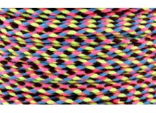 20m Kordel Schnur Multicolor neon geflochten 2mm